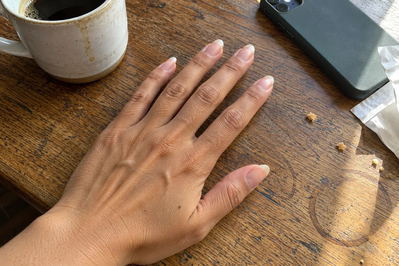 Bare nails
